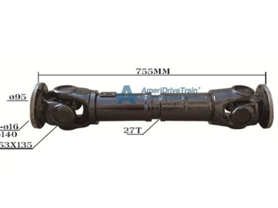New Cardan Driveshaft 53x135 for Mercedes Benz Propeller Shaft